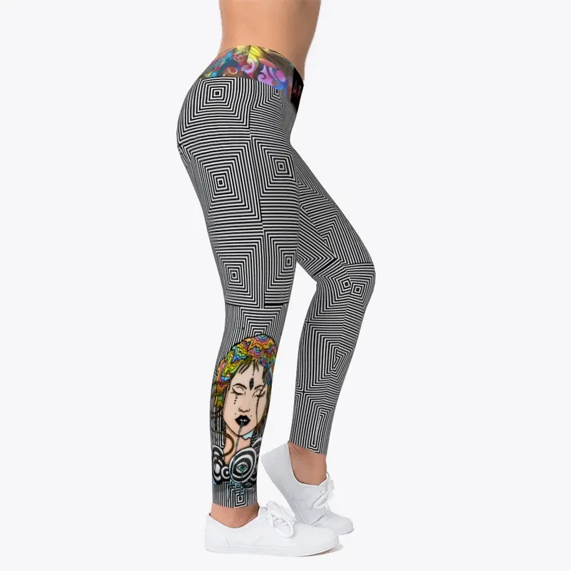 trippy apex yoga pants